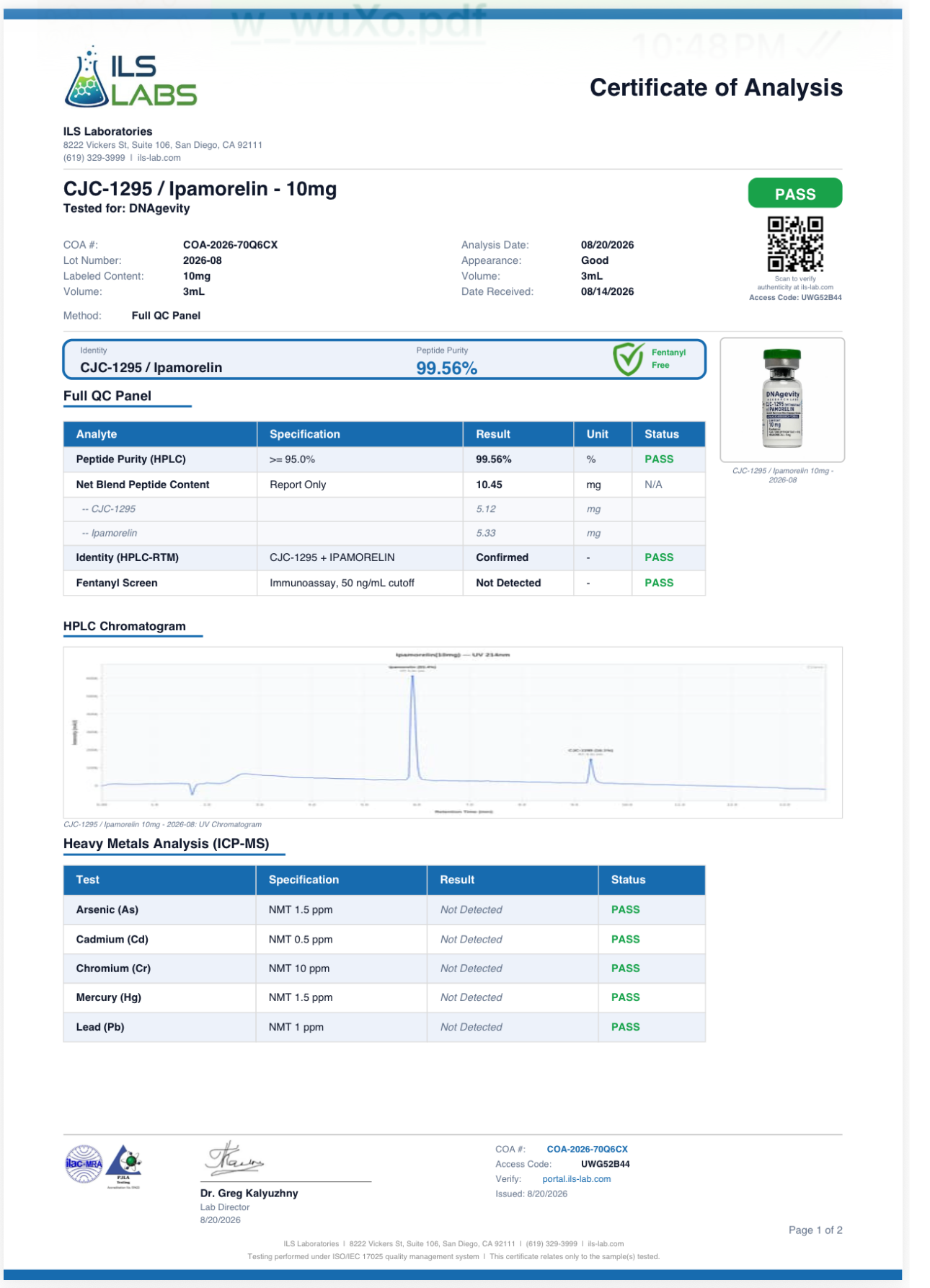 CJC 1295 without DAC + Ipamorelin