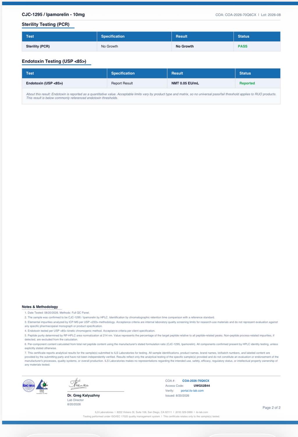 CJC 1295 without DAC + Ipamorelin