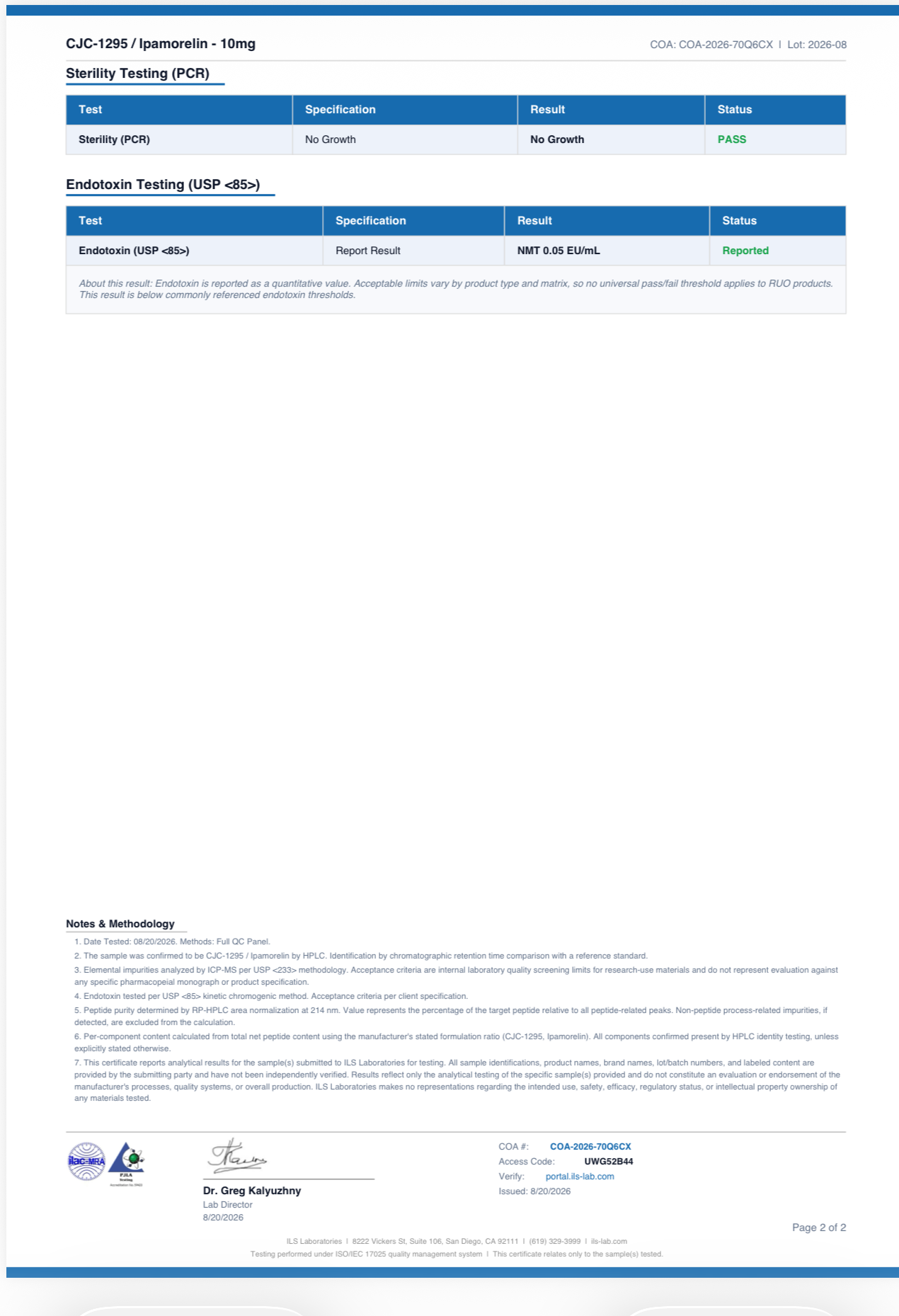 CJC 1295 without DAC + Ipamorelin